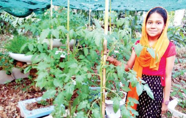 This 11-Year-Old Girl Farms In Her Courtyard